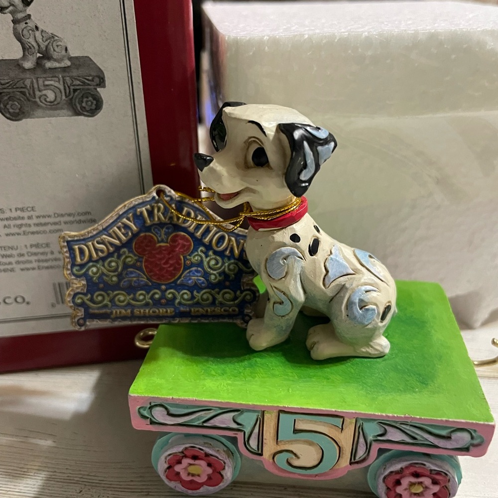 NIB Disney Traditions Jim Shore Lucky Age 5 birthday figurine